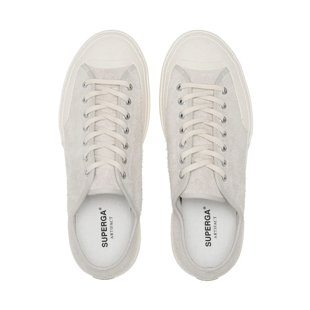 Superga Artifact - 2432 Works hairy suede white milk - immagine 4