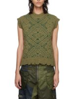 Andersson Bell - Jacquard Crewn Neck Vest - immagine 2