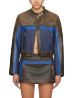 Andersson Bell - Racing Jacket Blue & Brown - immagine 2