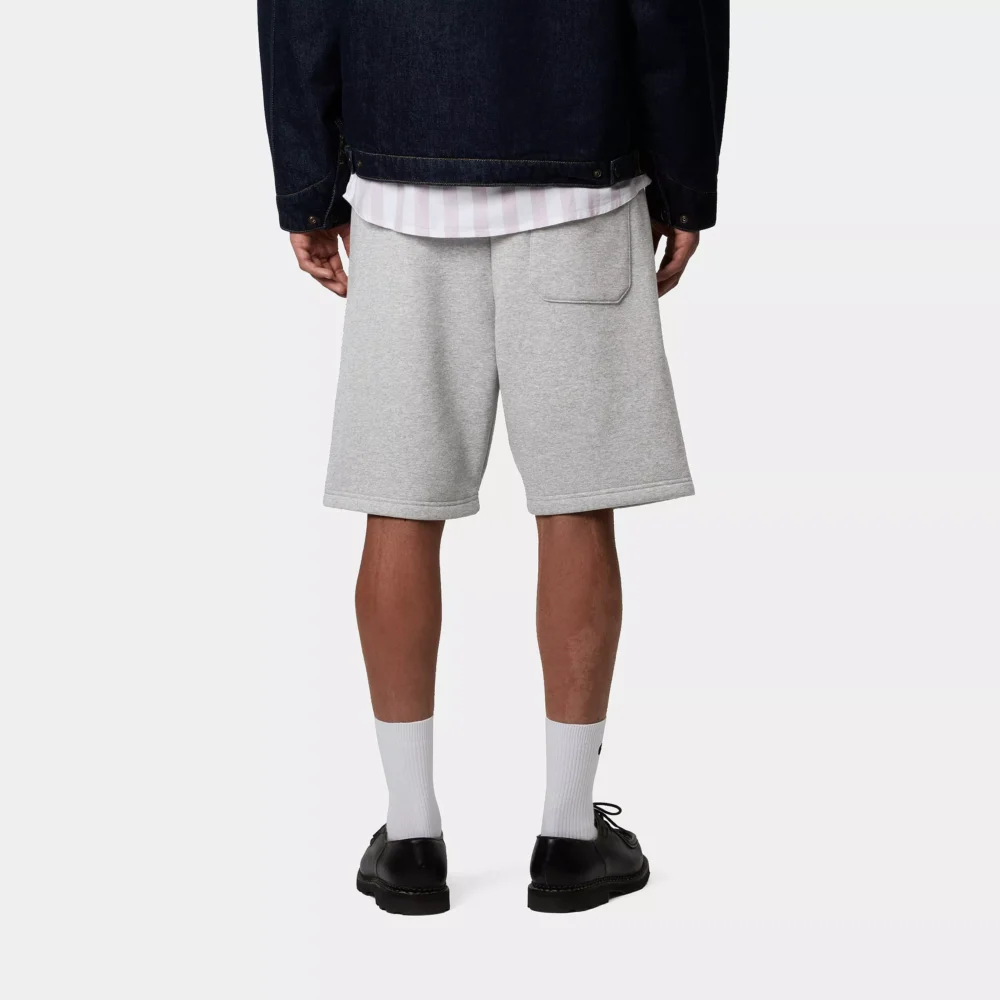 Carhartt WIP - chase sweat shorts grey - immagine 3