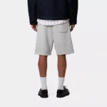 Carhartt WIP - chase sweat shorts grey - immagine 3