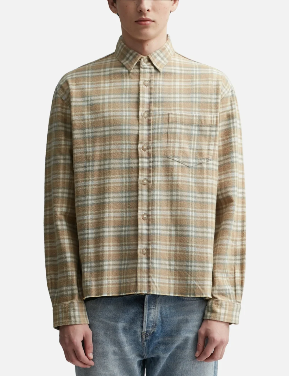 John Elliot - Semi oversized shirt Aspen check - immagine 3