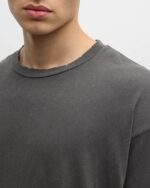 John Elliot - T-shirt Cropped Vintage Black - immagine 4