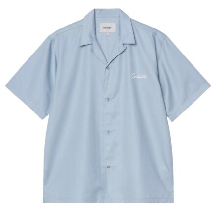 Carhartt WIP - S/S Delray shirt frosted blue