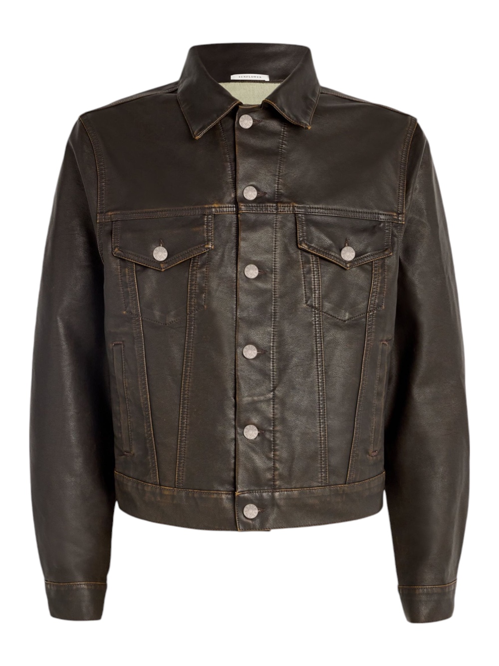 Sunflower - Trucker Leather Jacket - Dejavù Fashion Shop Sunflower - Trucker Leather Jacket - Dejavù Fashion Shop
